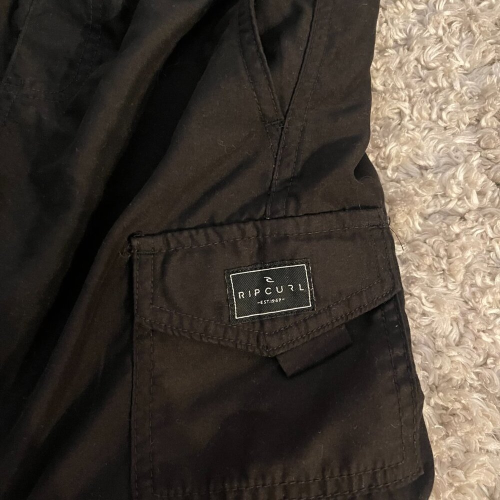 Rip Curl Black Cargo Shorts Boys Size 4 - Picture 5 of 8